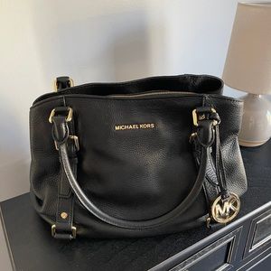 Michael Kors Black Leather Handbag
